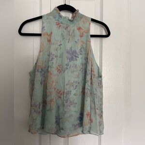 Alice + Olivia Mint Green Floral Set